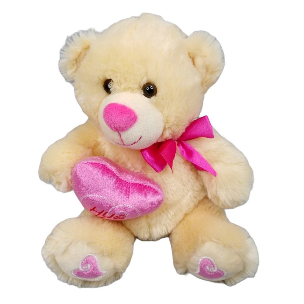 Best Made Toys Plush Bear Valentines Pink Ribbon